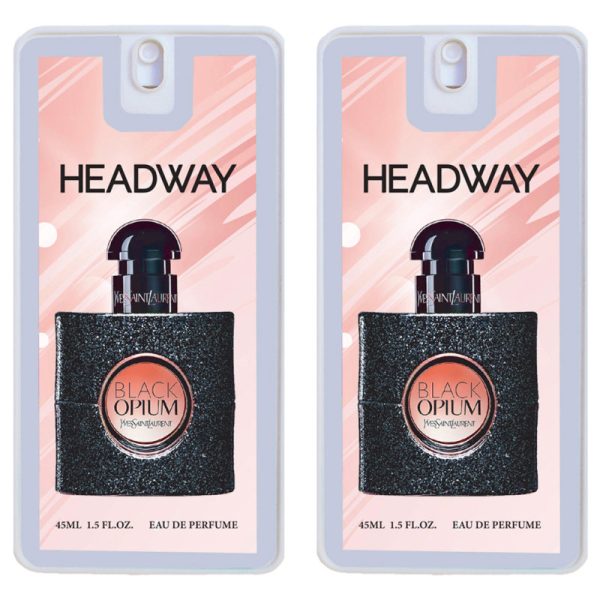 عطر جیبی زنانه هدوی مدل بلک اوپیوم حجم 45 میلی لیتر مجموعه 2 عددی