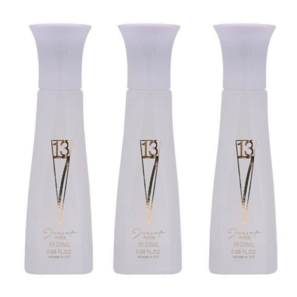 عطر جیبی زنانه ژک ساف مدل 713 حجم 20 میلی لیتر مجموعه 3 عددی