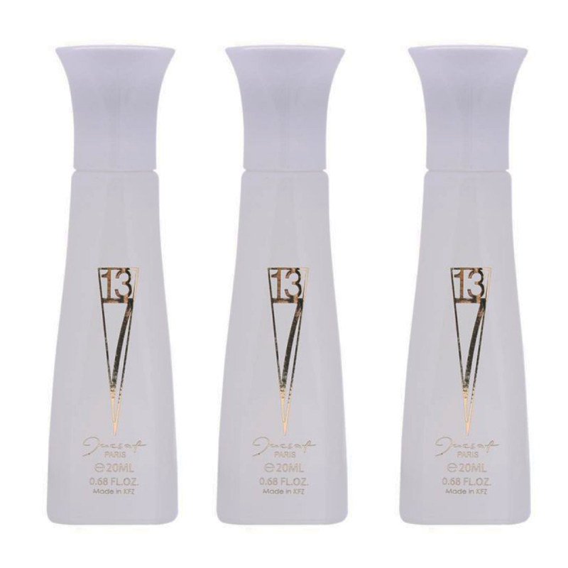 عطر جیبی زنانه ژک ساف مدل 713 حجم 20 میلی لیتر مجموعه 3 عددی_637d5cd8156f4.jpeg عطر جیبی زنانه ژک ساف مدل 713 حجم 20 میلی لیتر مجموعه 3 عددی