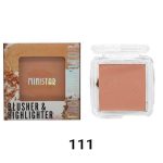 رژگونه و هایلایتر مینی استار کد 111