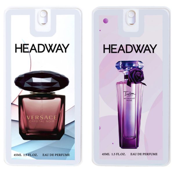 عطر جیبی زنانه هدوی مدل ورساچه کریستال نویر و لانکوم میدنایت رز حجم 45 میلی لیتر مجموعه 2 عددی