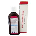 شربت زینک گلوکونات 5 میلی گرم سیمرغ دارو – 120 میلی لیتر