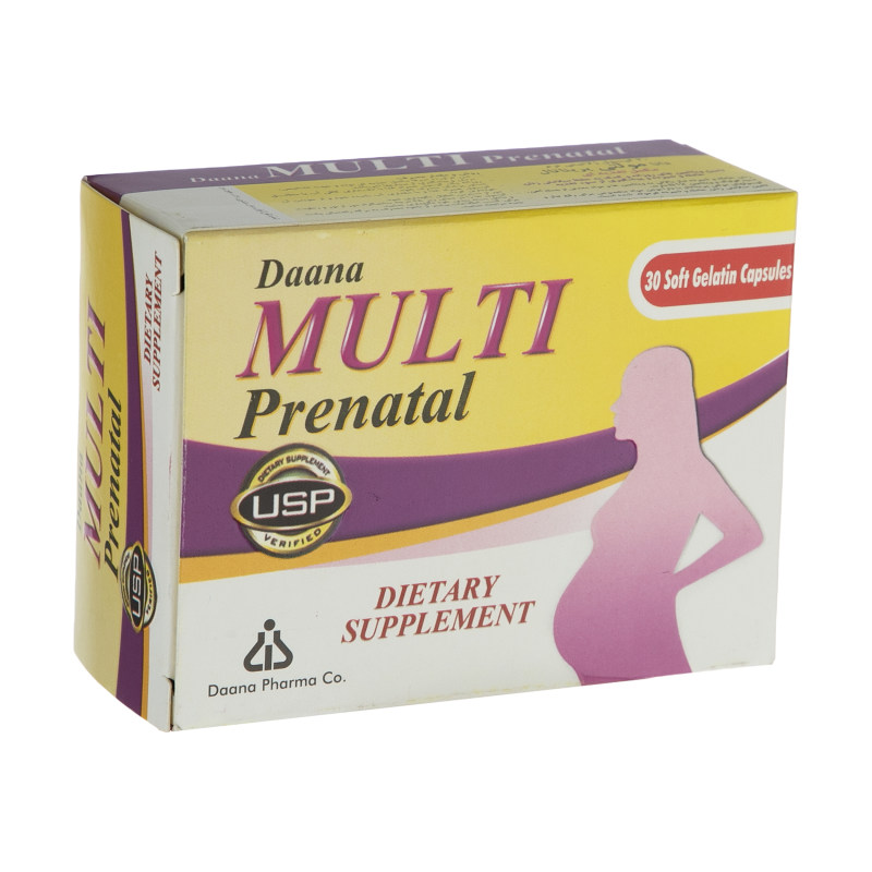 کپسول مولتی پریناتال داروسازی دانا بسته 30 عددی_63721d4f27cdf.jpeg کپسول مولتی پریناتال داروسازی دانا بسته 30 عددی