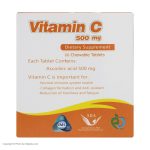 قرص ویتامین ث 500 میلی گرمی سیمرغ دارو بسته 60 عددی