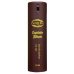 عطر جیبی مردانه سورفین مدل Captain Black حجم 15 میلی لیتر