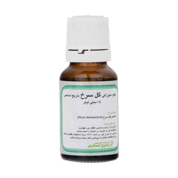 قطره خوراکی گل سرخ باریج اسانس – 15 میلی لیتر