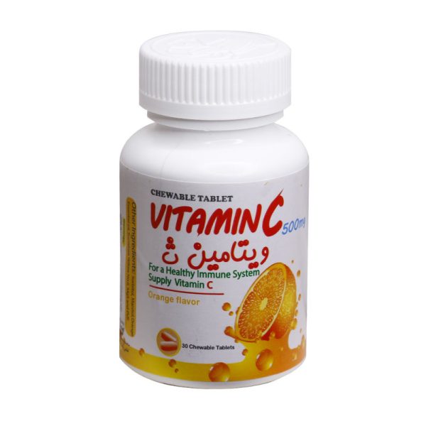 قرص جویدنی ویتامین C 500 تارا بسته 30 عددی
