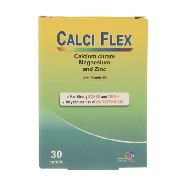 قرص کلسی فلکس دارو پژوهان پاسارگاد بسته 30 عددی