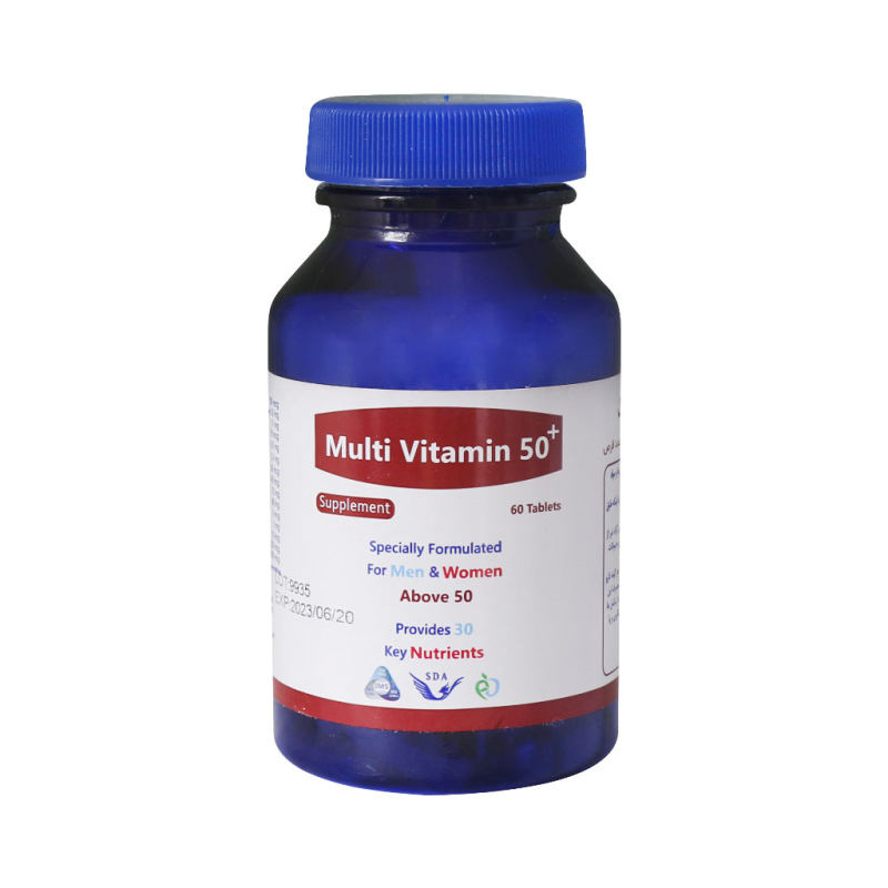 قرص مولتی ویتامین بالای 50 سال سیمرغ دارو بسته 60 عددی_63723cd411dfa.jpeg قرص مولتی ویتامین بالای 50 سال سیمرغ دارو بسته 60 عددی