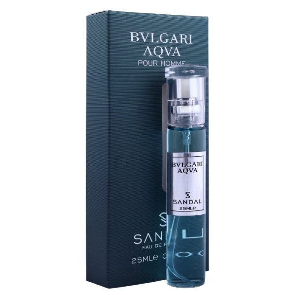 عطرجیبی مردانه صندل مدل بولگاری آکوا حجم 25 میلی لیتر