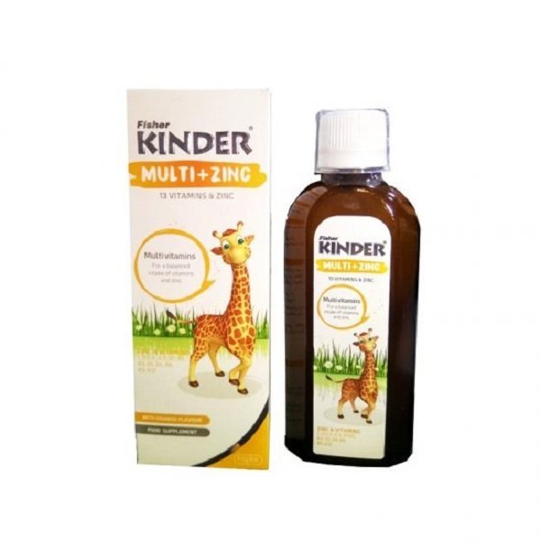 شربت مولتی زینک کودکان فیشر کیندر – 200 میلی لیتر