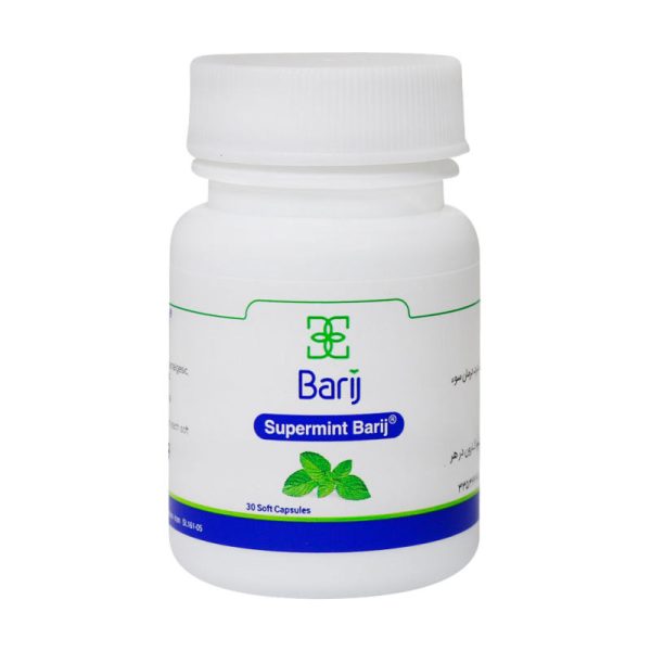 کپسول نرم سوپرمینت باریج اسانس بسته 30 عددی