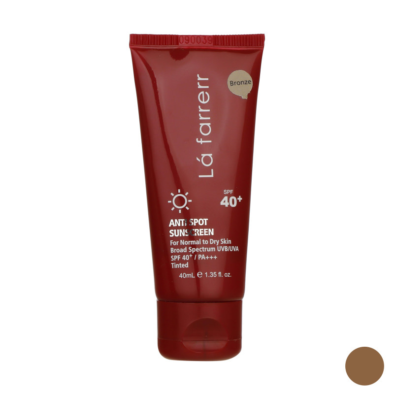 کرم ضد آفتاب لافارر مدل Normal To Dry Bronze حجم 40 میلی لیتر