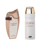ادو پرفیوم مردانه عماد آرا مدل Legend حجم 80 میلی لیتر به همراه اسپری بدن مدل Legend حجم 200 میلی لیتر