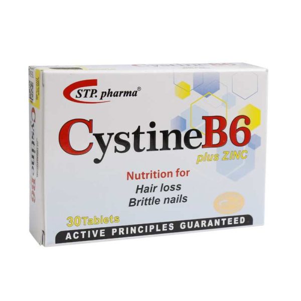 قرص سیستین ب 6 اس تی پی فارما بسته 30 عددی